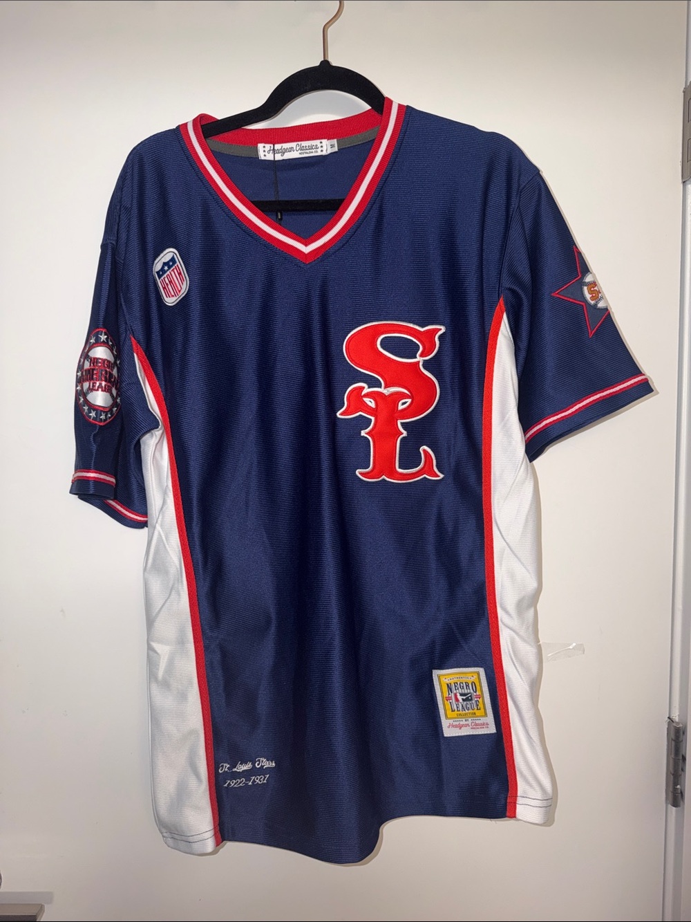 ⭐️⚾️✊🏾⚾️⭐️ St. Louis Stars Negro League  Authentic Baseball Jersey